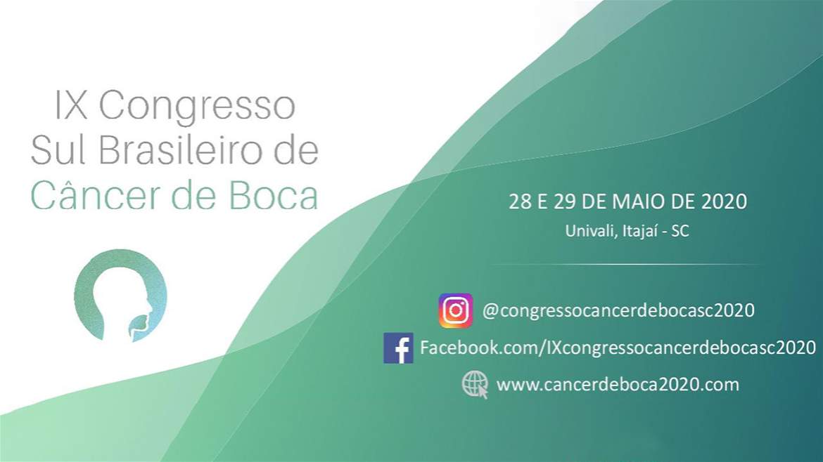 IX Congresso Sul Brasileiro de Câncer de Boca – 2020